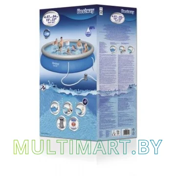 Каркасно-надувной бассейн Bestway Fast Set 57313 (457x84) картинка 4